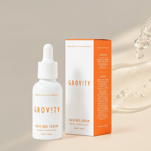 Grovity product image with matched banner colours